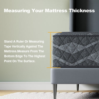 Matelas hybride en mousse à mémoire de forme SweDrea Plush 8/12 po, respirant et rafraîchissant, certifié CertiPUR-US, SGS et OEKO-TEX