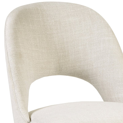 Chaises de salle à manger rembourrées INK IVY Nola avec dossier découpé (lot de 2)