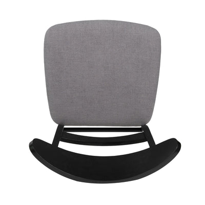 Chaise de salle à manger Abrielle en bois d'hévéa rembourrée de style milieu de siècle (lot de 2) par Christopher Knight Home