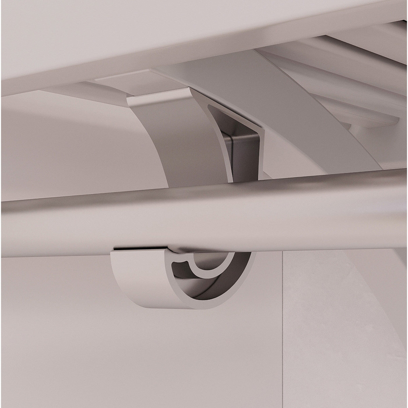 Système de placard en bois massif John Louis Home blanc