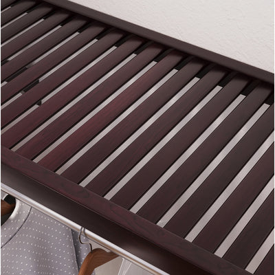 Système de placard intégré Simplicity en bois massif de John Louis Home, expresso