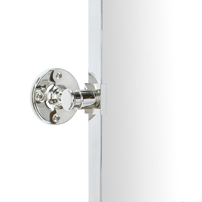 Miroir mural rectangulaire pivotant et inclinable en métal TEHOME Jonathan