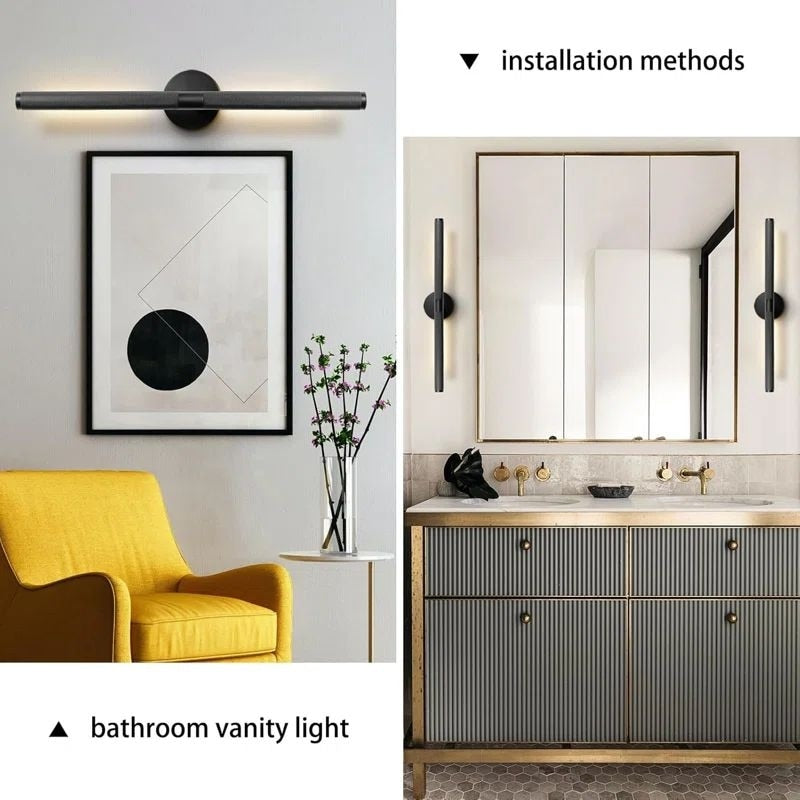 Appliques murales modernes KAYLA, appliques murales en laiton, applique murale de salle de bain pour salon, éclairage d'intérieur - N/A