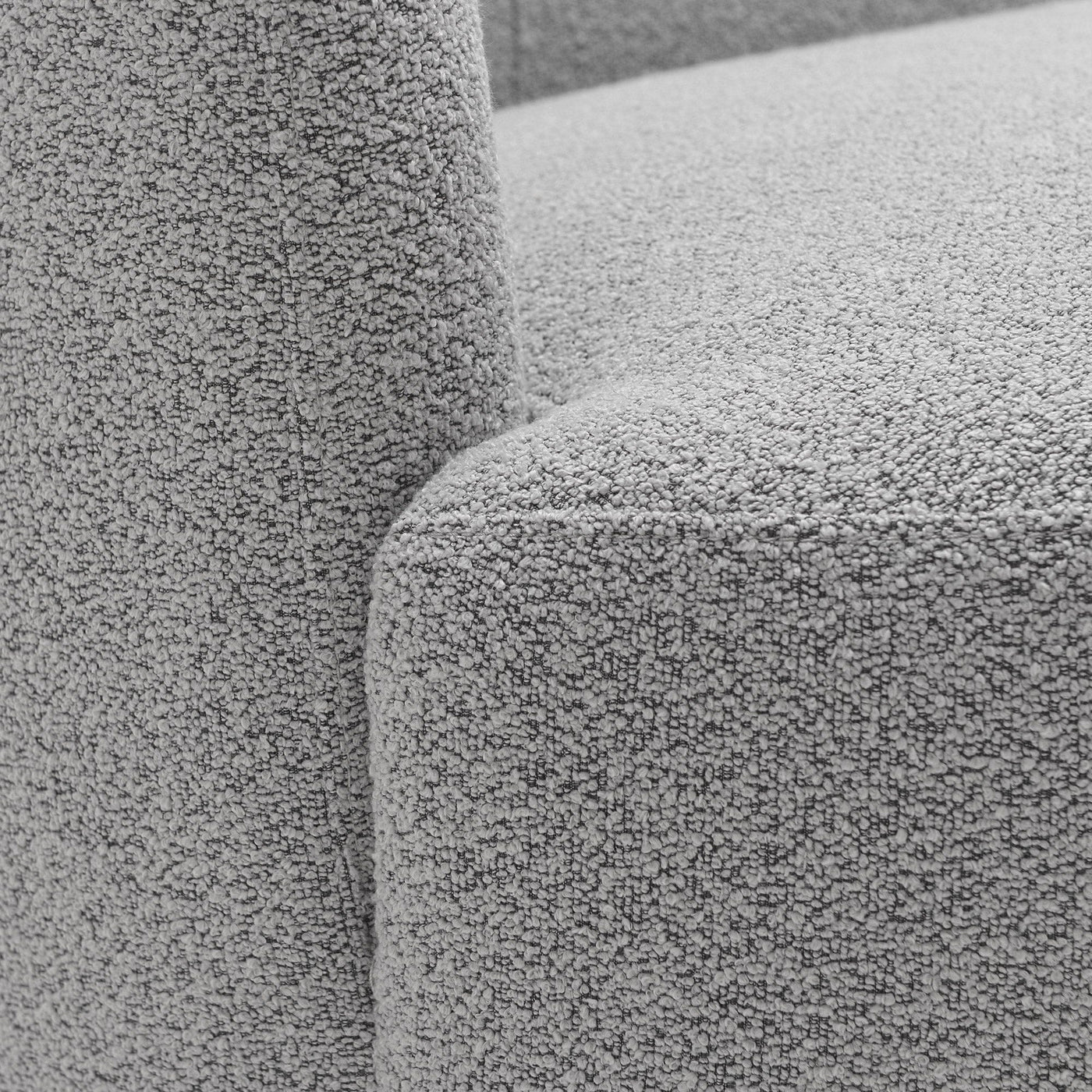 Causeuse 2 places rembourrée KINWELL Boucle avec oreillers