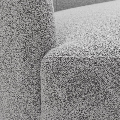 Causeuse 2 places rembourrée KINWELL Boucle avec oreillers