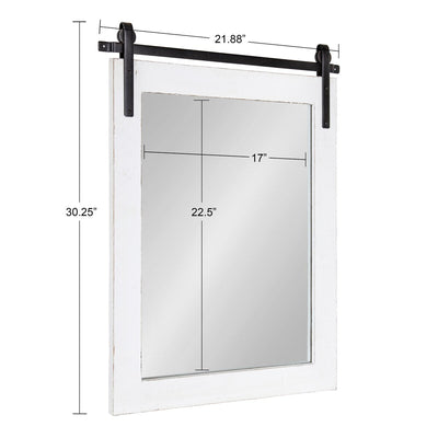 Miroir mural rectangulaire rustique Kate et Laurel Cates