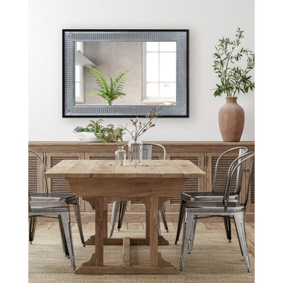 Miroir mural en bois et métal Kate et Laurel Deely