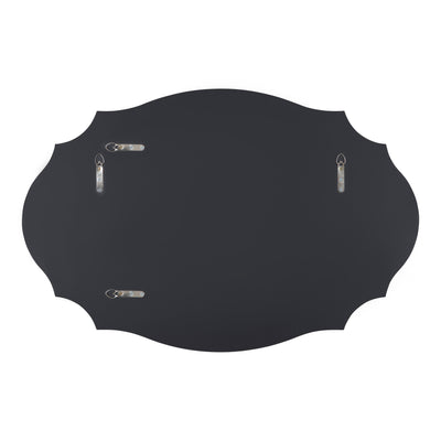 Miroir mural ovale festonné Kate et Laurel Leanna