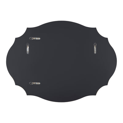 Miroir mural ovale festonné Kate et Laurel Leanna