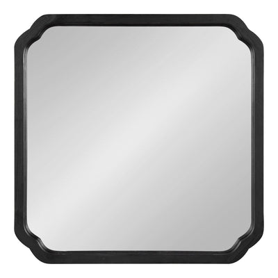 Miroir mural carré en bois Kate et Laurel Marston