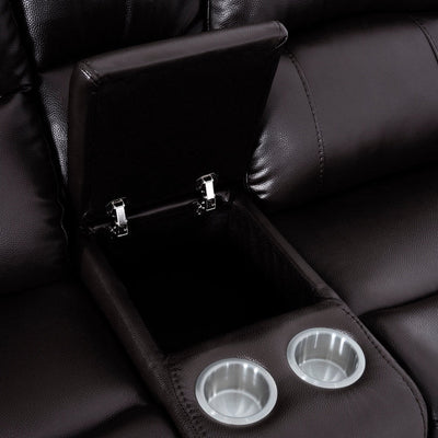 Collection de canapés inclinables manuels en cuir pour salon Meubles inclinables en cuir pour la maison, le bureau et le salon