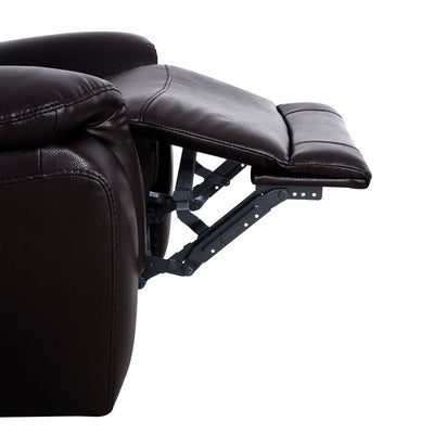 Collection de canapés inclinables manuels en cuir pour salon Meubles inclinables en cuir pour la maison, le bureau et le salon