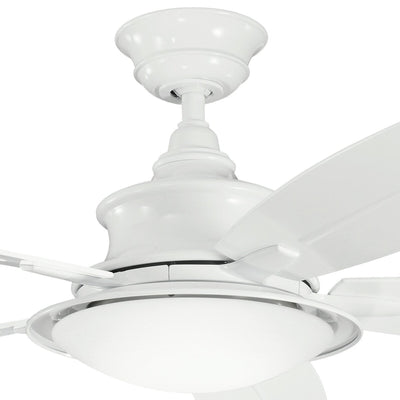 Ventilateur de plafond Kichler Cameron 52 à 5 pales à LED avec télécommande