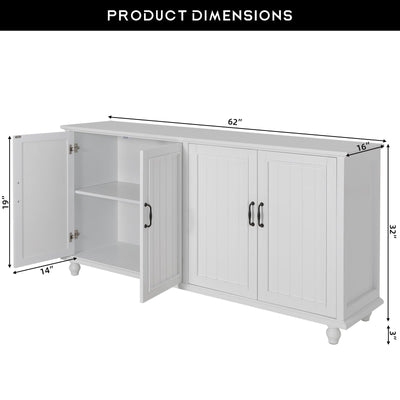 Buffet de cuisine, meuble de bar à café, meuble de rangement d'appoint