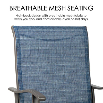 Ensemble de tabourets/chaises de bar pivotants hauts Kozyard Isabella