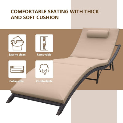 Ensemble de chaises longues d'extérieur 3 pièces Kullavik