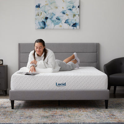 Matelas ferme en mousse à mémoire de forme Lucid de 12 pouces