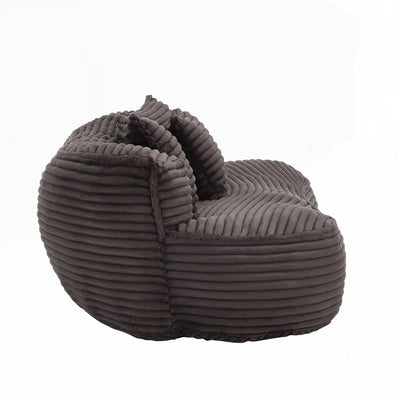 Canapé confortable et durable, fauteuil poire à dossier haut pour adultes et enfants - 2 places
