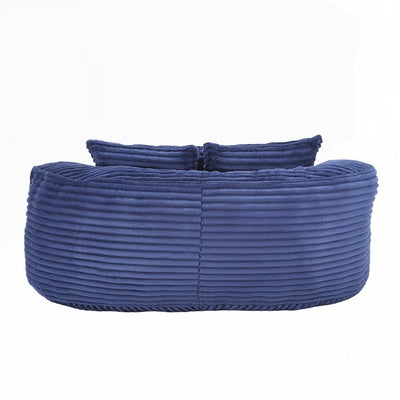 Canapé confortable et durable, fauteuil poire à dossier haut pour adultes et enfants - 2 places