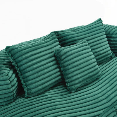 Canapé confortable et durable, fauteuil poire à dossier haut pour adultes et enfants - 2 places