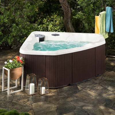 Spa Lifesmart LS300 Plus 2 personnes 17 jets 110 V Plug and Play avec éclairage LED sous-marin