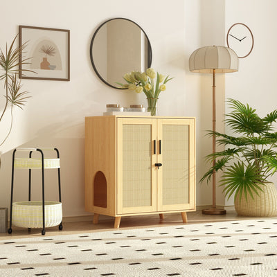 Enceinte de bac à litière pour chat Meubles Table d'appoint Canapé Table