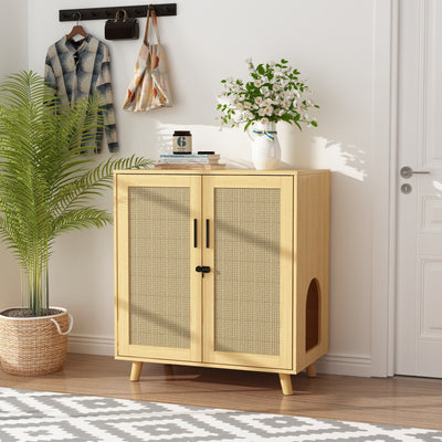 Enceinte de bac à litière pour chat Meubles Table d'appoint Canapé Table