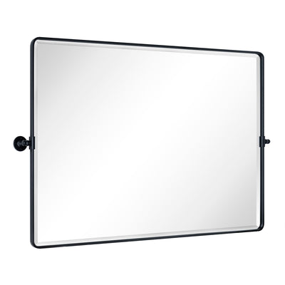 Miroir de salle de bain/de vanité biseauté horizontal TEHOME Lutalo