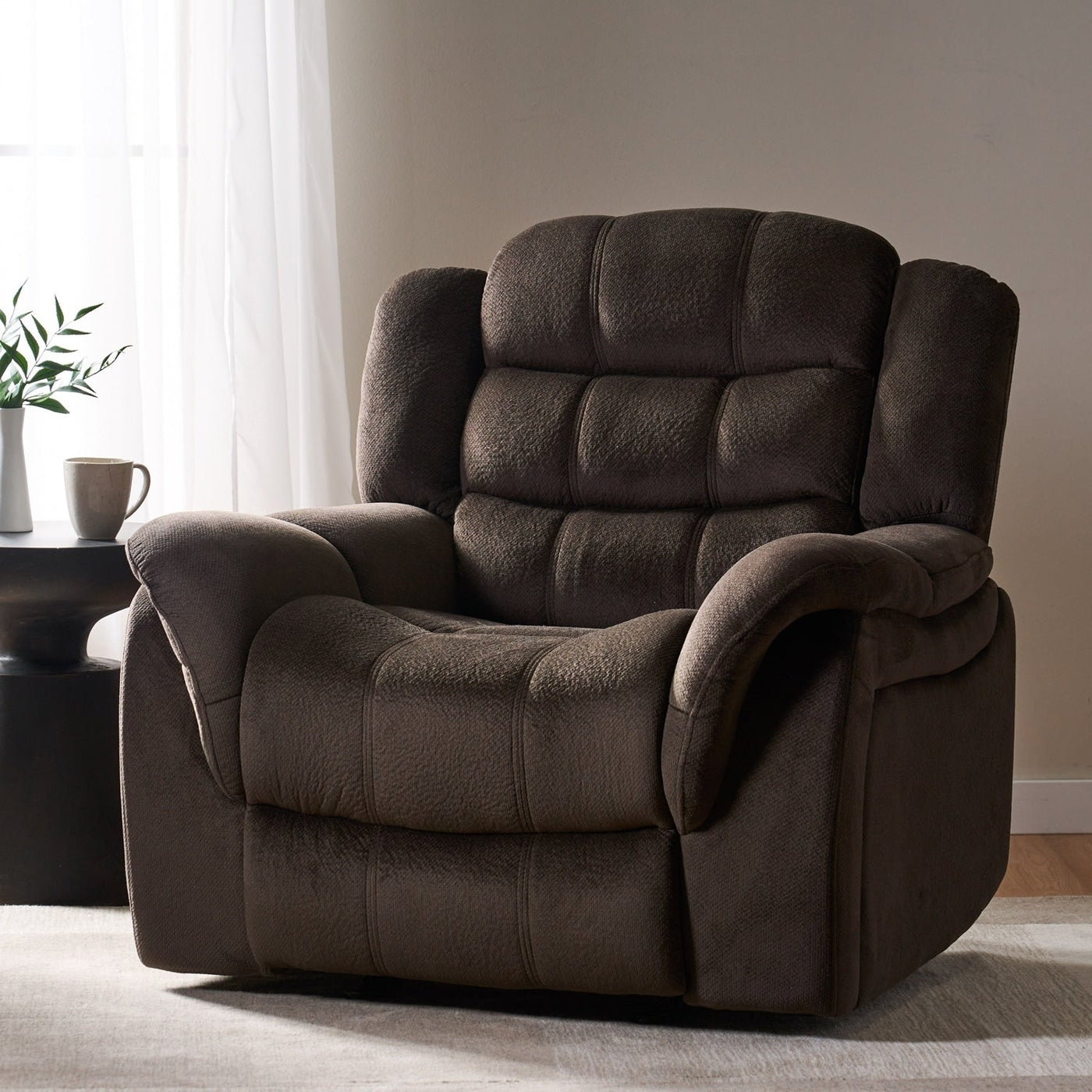 Fauteuil inclinable surdimensionné et luxueux pour une détente ultime