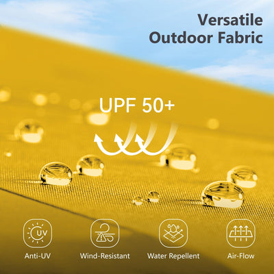 Parasol double extra large de 15 pieds pour patio double face de MAISON ARTS avec base incluse