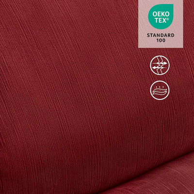 Fauteuil inclinable à bascule électrique surdimensionné MCombo à double moteur, sans accoudoirs, idéal pour le salon, tissu PR607