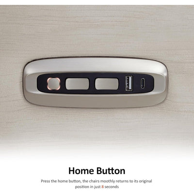 Fauteuil inclinable électrique MCombo Zero Wall-Hugger avec appui-tête réglable, idéal pour les petits espaces et les camping-cars, tissu ST257