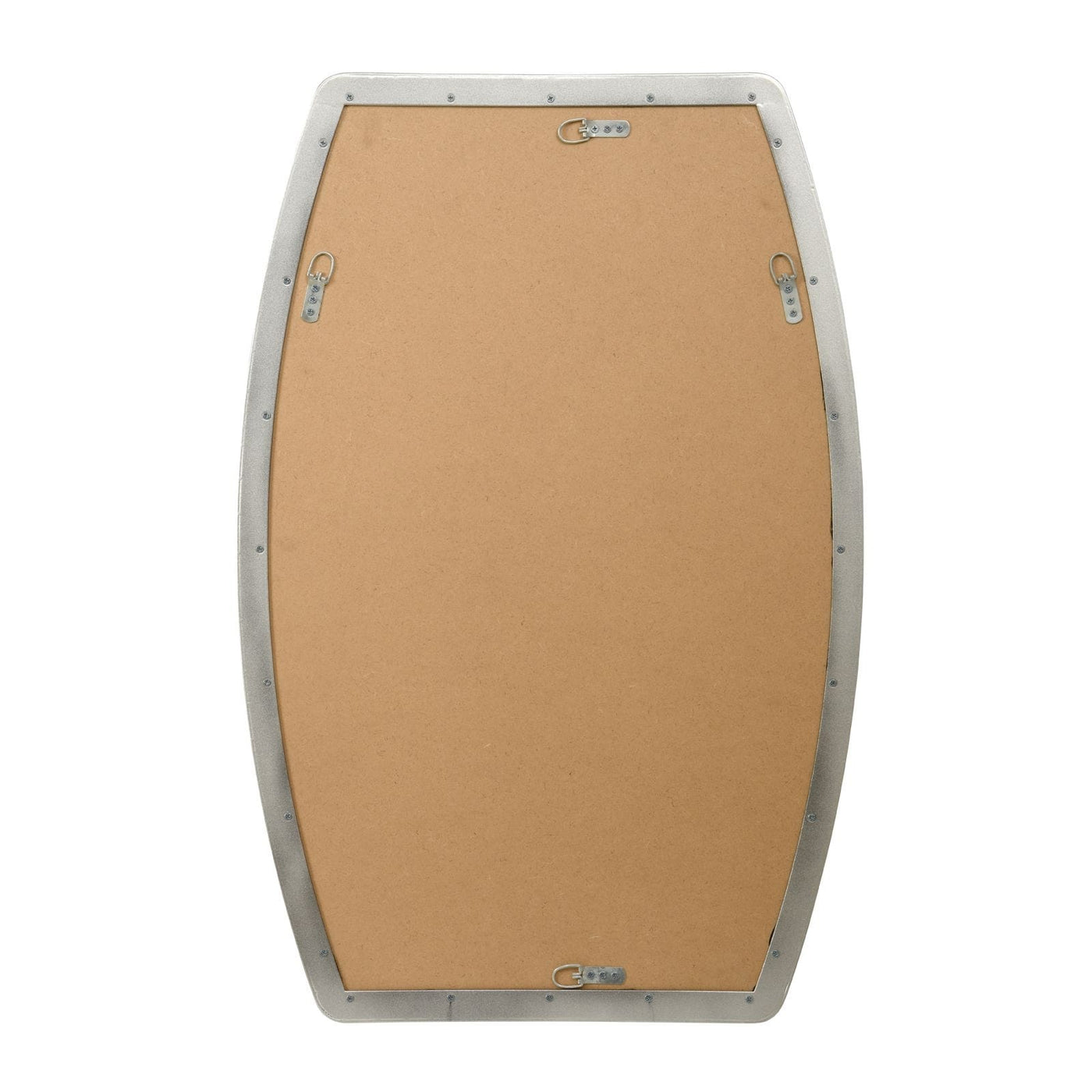 Miroir mural oblong en métal MacLuu