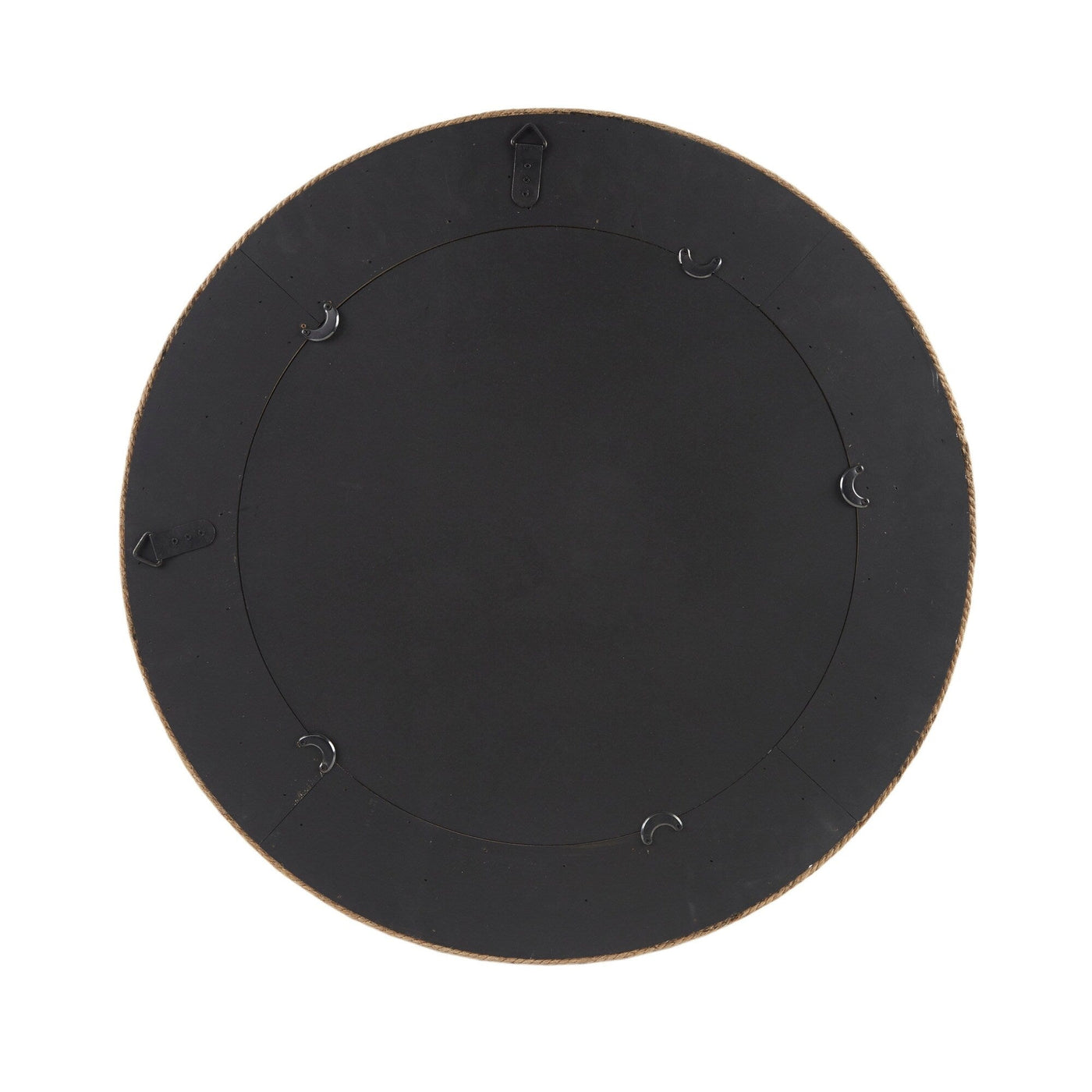 Miroir mural rond en corde de jute naturelle Madison Park Cove 26
