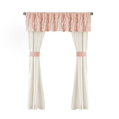 Madison Park Essentials Loretta 24 pièces dans un sac avec panneaux de fenêtre et ensemble de draps