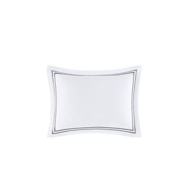 Parure de lit Madison Park Signature 500 fils au pouce carré, 100 % satin de coton brodé, collection de luxe