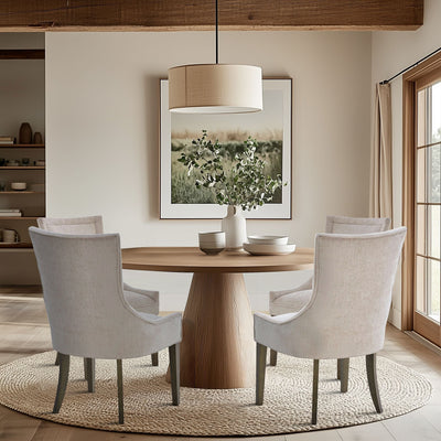 Chaises de salle à manger rembourrées Madison Park Signature Ultra avec pieds en bois (lot de 2) - N/A