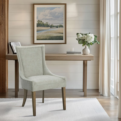 Chaises de salle à manger rembourrées Madison Park Signature Ultra avec pieds en bois (lot de 2) - N/A