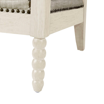 Fauteuil à cadre en bois tourné Madison Park Donohue