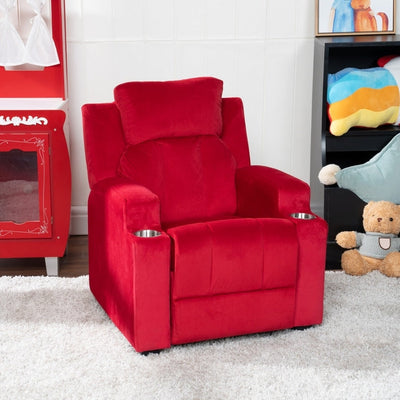 Sièges magiques pour princesses super-héros, fauteuil inclinable super luxueux pour enfants avec repose-pieds, appui-tête et 2 porte-gobelets