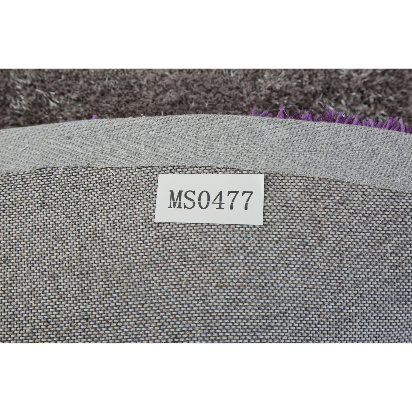 Tapis à poils longs Mateos au design abstrait