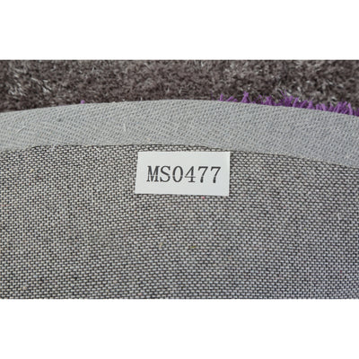 Tapis à poils longs Mateos au design abstrait