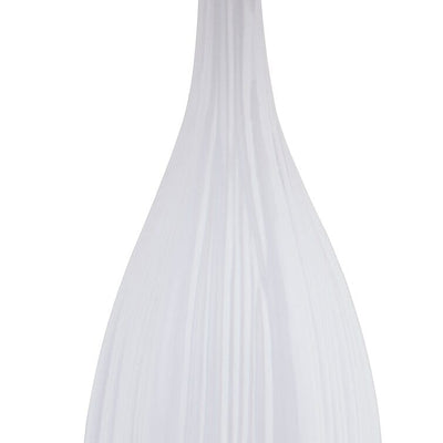 Lot de 2 lampes de table standard en porcelaine blanche (lot de 2)