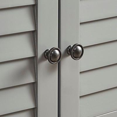 Banc de rangement à porte à volets Maybelle avec coussin en velours par iNSPIRE Q Classic