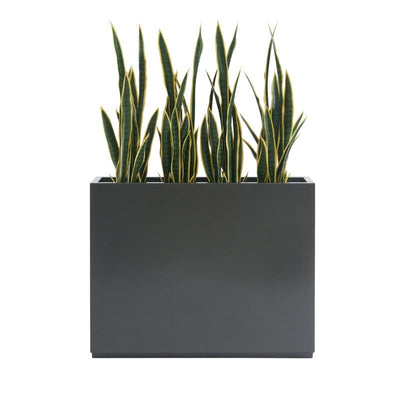 Jardinière métallique robuste pour plantes d'extérieur, 96 x 25 x 76 cm (L x l x H) - 96 x 76 x 25 cm (l x l x H)