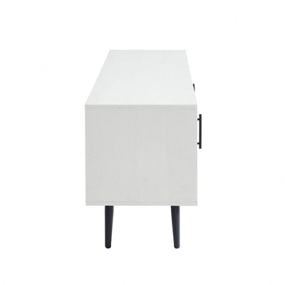 Meuble TV moderne du milieu du siècle pour téléviseurs jusqu'à 70 pouces Console multimédia de centre de divertissement - 20,5'' HX 59'' LX 15,5'' P