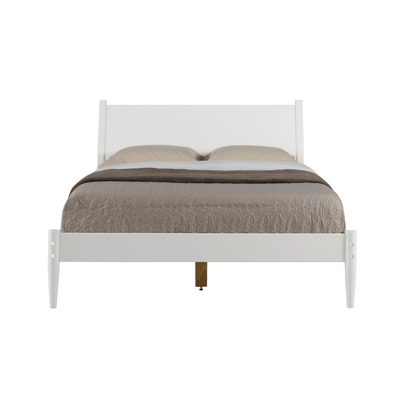 Lit à panneaux du milieu du siècle