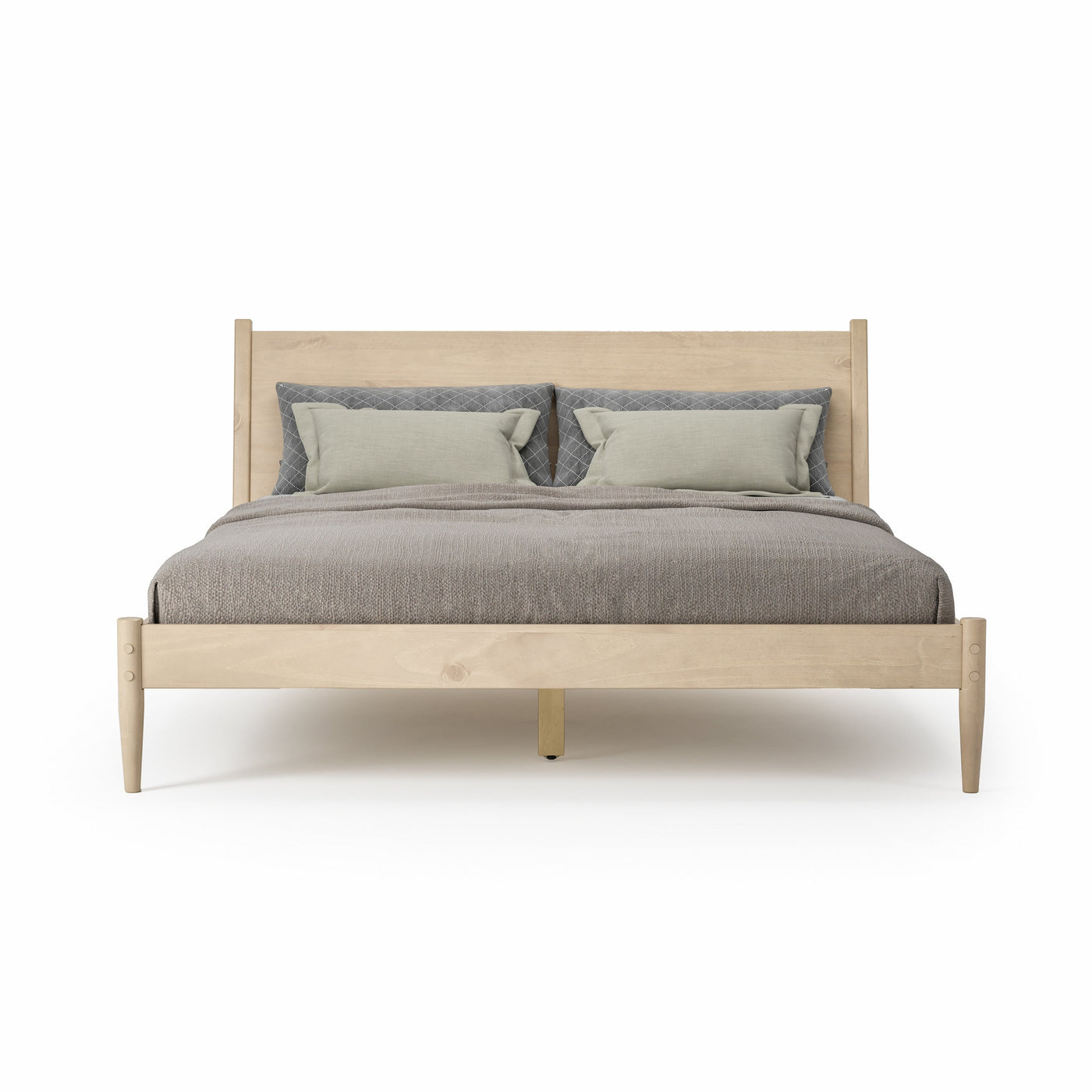 Lit à panneaux du milieu du siècle