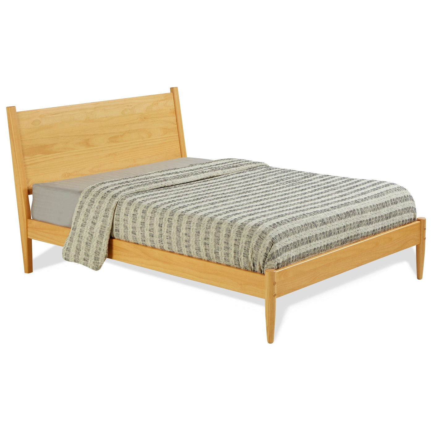 Lit à panneaux du milieu du siècle