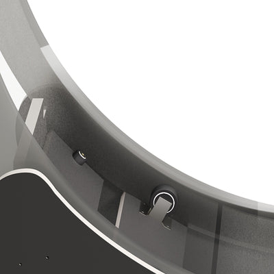 Moasis 43,3 pouces Grand tapis de course en bois pour chat avec roue d'exercice et piste recouverte de moquette